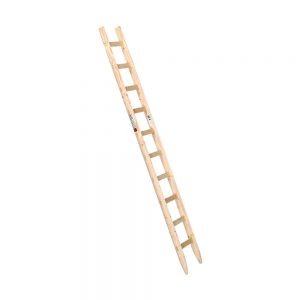 Euroline - Nr. 10102 Holzanlegeleiter Holz Leiter Holzleiter 10 Sprossen 1010210