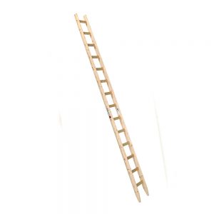 Euroline - Nr. 10102 Holzanlegeleiter Holz Leiter Holzleiter 14 Sprossen 1010214