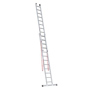 Euroline - Nr. 306 Alu Mehrzweckleiter Allzweckleiter 2 zwei teilig mit Quertraverse 2x12 Sprossen 3061112 Bild 1 Stehleiter