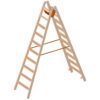 Layher - 1020 Holz Stufenstehleiter 2 x 10 Stufen 1020010
