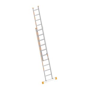 Layher - TOPIC 1035 Schiebeleiter mit Traverse 2x10 Sprossen 1035010