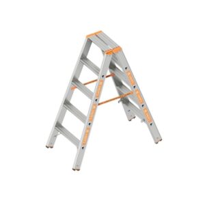 Layher - TOPIC 1043 Stufen Stehleiter 2 x 5 Stufen 1043005