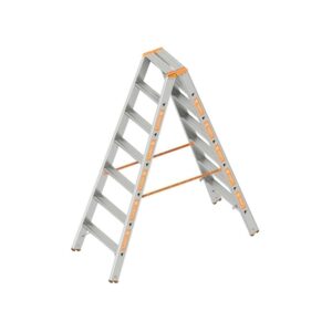 Layher - TOPIC 1043 Stufen Stehleiter 2 x 7 Stufen 1043007