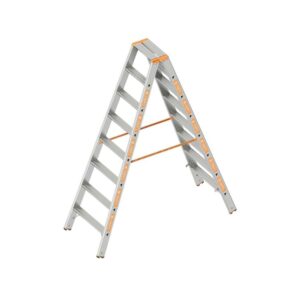 Layher - TOPIC 1043 Stufen Stehleiter 2 x 8 Stufen 1043008