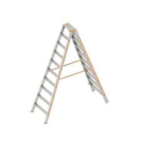 Layher - TOPIC 1043 Stufen Stehleiter 2 x 10 Stufen 1043010