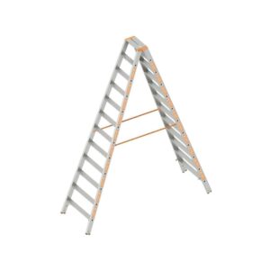 Layher - TOPIC 1043 Stufen Stehleiter 2 x 12 Stufen 1043012
