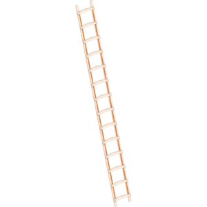 Layher - 1046 Holz Dachdeckerleiter Dachleiter Dach Leiter 14 Sprossen 1046114