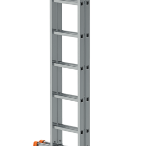 Poeschco - Nr. 129 Aluminium Klappleiter zusammen geklappt
