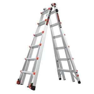 Little Giant Teleskopleiter Leveler 4 x 6 Sprossen 16526EN Vielzweckleiter Mehrzweckleiter