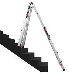 Little Giant Teleskopleiter Leveler als Treppenleiter